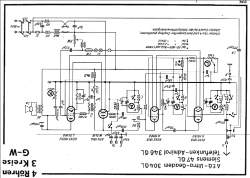 Ultra-Geadem 304GL ; AEG Radios Allg. (ID = 13296) Radio