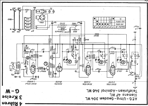 Ultra-Geadem 304WL; AEG Radios Allg. (ID = 13230) Radio