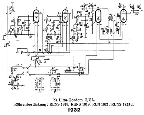 Ultra-Geadem G; AEG Radios Allg. (ID = 2585723) Radio