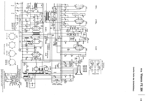 Visavox FE304T; AEG Radios Allg. (ID = 221748) Télévision