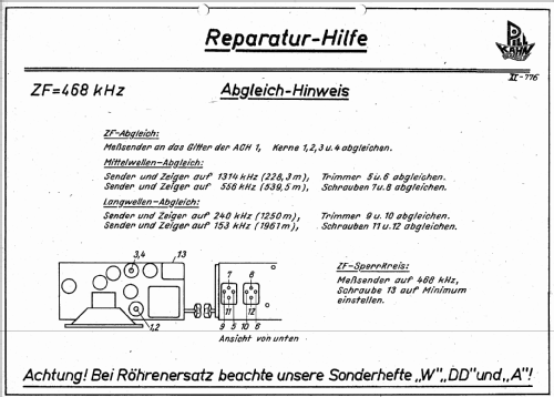 Weltmeister 465WL; AEG Radios Allg. (ID = 476219) Radio