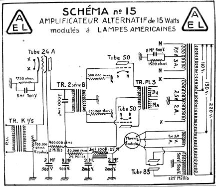 15; AEL A.E.L.; (ID = 1431641) Ampl/Mixer