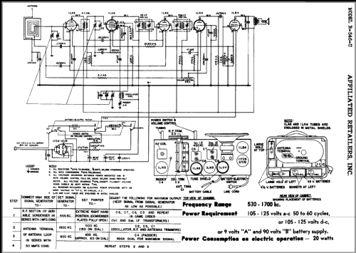 R-546U ; Affiliated Retailers (ID = 372597) Radio