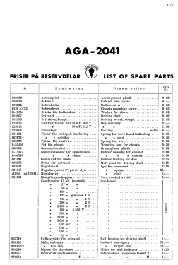 2041; AGA and Aga-Baltic (ID = 2741327) Radio