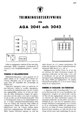 2042; AGA and Aga-Baltic (ID = 2741337) Radio
