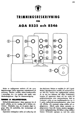 Radiogramophone 8535; AGA and Aga-Baltic (ID = 2730420) Radio