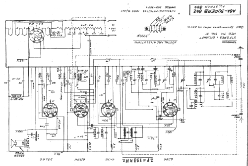 Superb 842; AGA and Aga-Baltic (ID = 13585) Radio