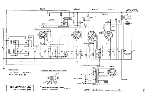 Superb 843; AGA and Aga-Baltic (ID = 2575991) Radio