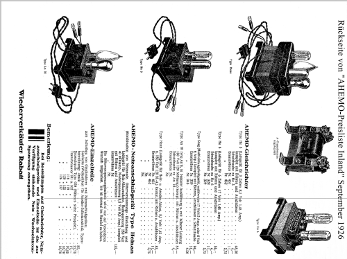 Ladegleichrichter He6; Ahemo-Werkstätten; (ID = 2120866) Power-S