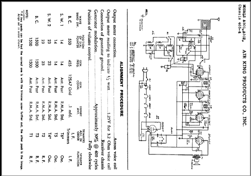 A-502 Ch= 465-4; Air King Products Co (ID = 372836) Radio