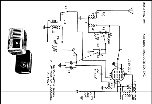 A-502 Ch= 465-4; Air King Products Co (ID = 372838) Radio