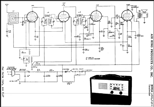 A510 'Royal Troubadour' ; Air King Products Co (ID = 322930) Radio