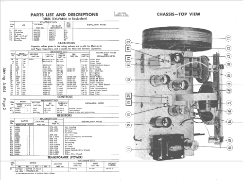 A-604 ; Air King Products Co (ID = 1540532) Radio