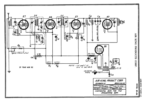 Air-King Skyscraper 54; Air King Products Co (ID = 59837) Radio