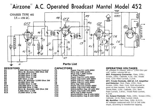 Radio Star 452 Ch= 402; Airzone 1931 Ltd.; (ID = 2272733) Radio