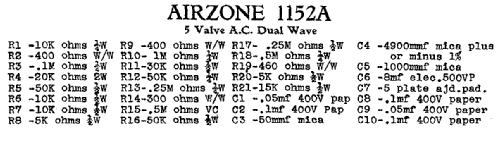 1152A; Airzone 1931 Ltd.; (ID = 2080194) Radio