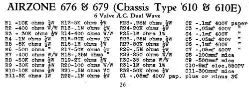 679 Ch= 610E; Airzone 1931 Ltd.; (ID = 2073305) Radio