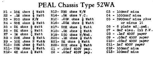 Peal 52WA; Peal Products, a (ID = 1921865) Radio