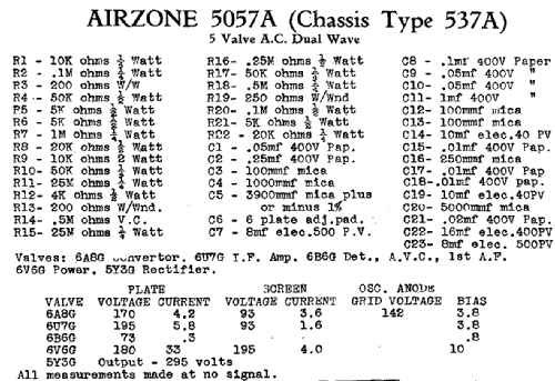 Symphony Leader 5057A Ch= 537A; Airzone 1931 Ltd.; (ID = 1944736) Radio