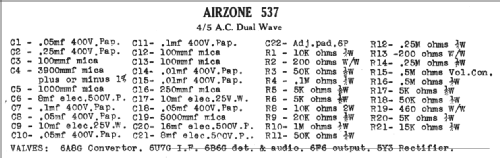 Symphony Leader 537; Airzone 1931 Ltd.; (ID = 205870) Radio