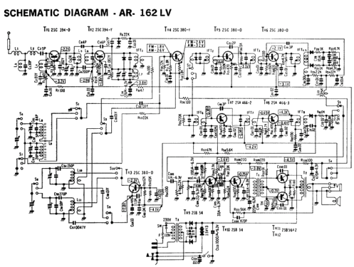 12 Transistor Tri-Band Superhet AR-162 LV; Aiwa Co. Ltd.; Tokyo (ID = 1592610) Radio