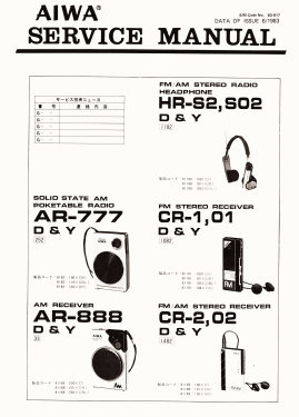 Stereo Headphone AM/FM Radio HR-S02; Aiwa Co. Ltd.; Tokyo (ID = 2701983) Radio