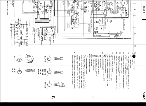 Stereo Integrated Amplifier MX-70; Aiwa Co. Ltd.; Tokyo (ID = 2483787) Ampl/Mixer