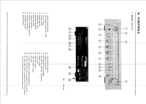 AA-1115; Akai Electric Co., (ID = 2489783) Radio