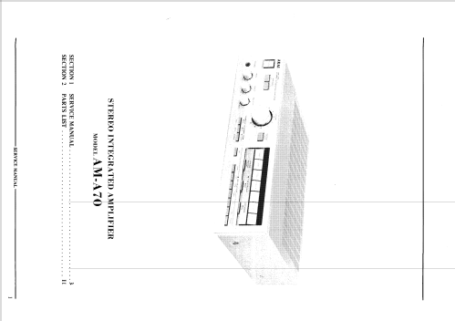 AM-A70; Akai Electric Co., (ID = 2495132) Ampl/Mixer