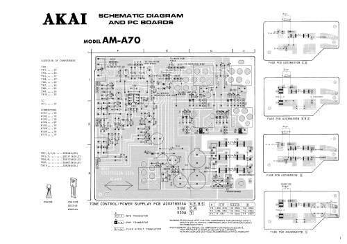 AM-A70; Akai Electric Co., (ID = 2495151) Verst/Mix