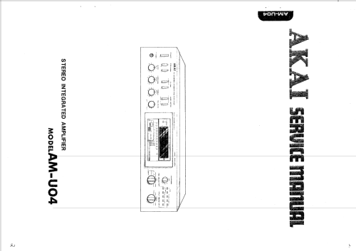 AM-U04; Akai Electric Co., (ID = 2495789) Ampl/Mixer