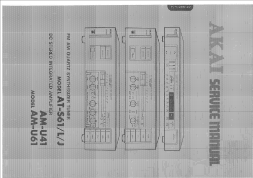 AM-U61; Akai Electric Co., (ID = 2496011) Ampl/Mixer