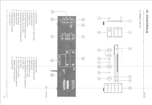 AM-U61; Akai Electric Co., (ID = 2496049) Ampl/Mixer