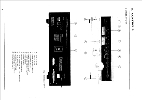 AT-2450; Akai Electric Co., (ID = 2497589) Radio