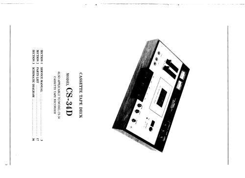 CS-34-D; Akai Electric Co., (ID = 2528237) Ton-Bild