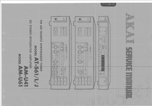 DC Stereo Integrated Amplifier AM-U41; Akai Electric Co., (ID = 2496175) Ampl/Mixer