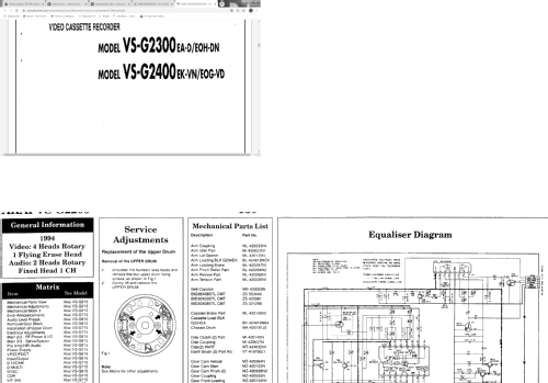 Video Cassette Recorder VS-G2300; Akai Electric Co., (ID = 2624596) Ton-Bild