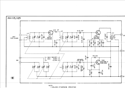 AA-1125; Akai Electric Co., (ID = 817749) Radio