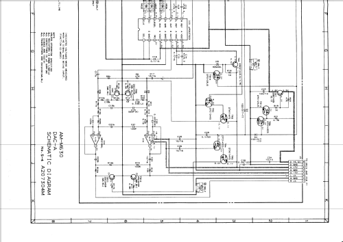 AM-M630; Akai Electric Co., (ID = 1322158) Ampl/Mixer