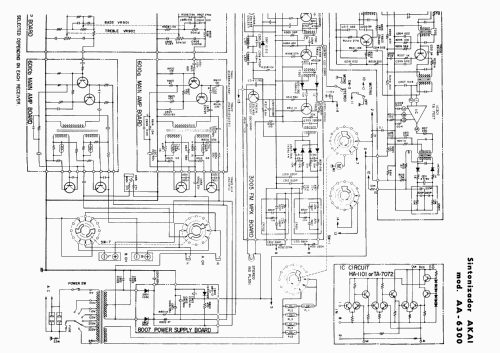 Solid State Stereo Receiver AA-6300; Akai Electric Co., (ID = 572297) Radio