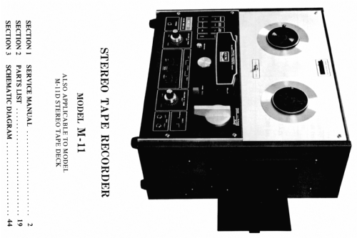 Stereo Tape Recorder M-11; Akai Electric Co., (ID = 1633272) Sonido-V