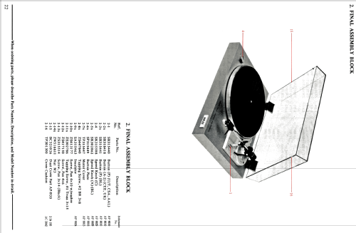 Turntable AP-B10C; Akai Electric Co., (ID = 1923042) R-Player