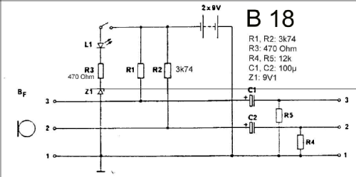 Batteriespeisegerät B18; AKG Acoustics GmbH; (ID = 442353) Aliment.