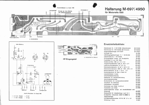 Autohalterung M697; Akkord-Radio + (ID = 1937684) Misc