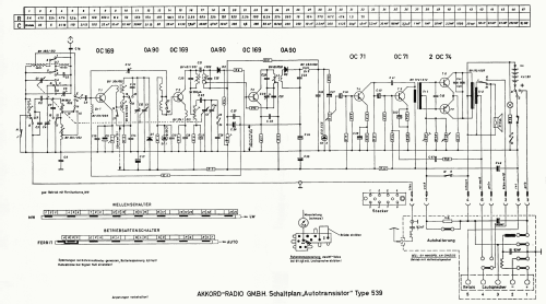Autotransistor 539; Akkord-Radio + (ID = 1827373) Radio