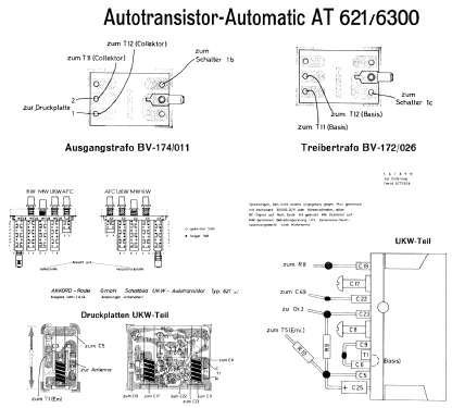 Autotransistor automatic 621/6300; Akkord-Radio + (ID = 2122261) Radio