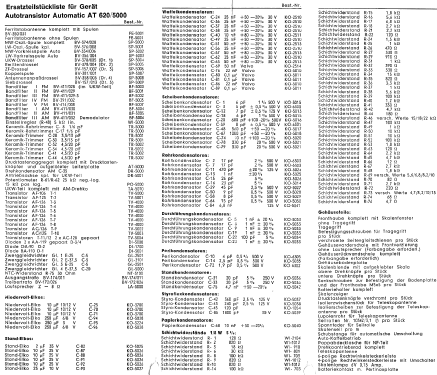 Autotransistor automatic AT620/5000; Akkord-Radio + (ID = 283904) Radio