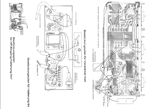 Einschubhalterung CV647/48; Akkord-Radio + (ID = 996101) mod-past25