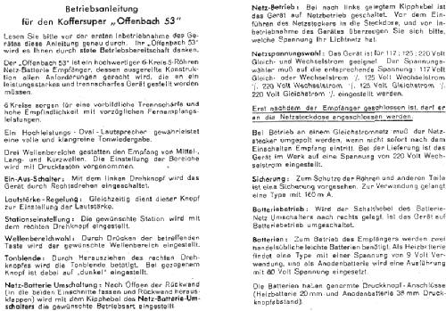 Offenbach 53; Akkord-Radio + (ID = 594863) Radio