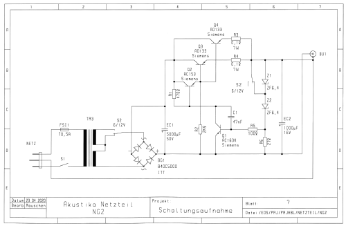 Netzgerät NG2; Akustika, Herbert (ID = 2515414) Power-S